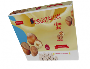 CRUSTAMAN CHUM CHOC Straciatella hazelnut